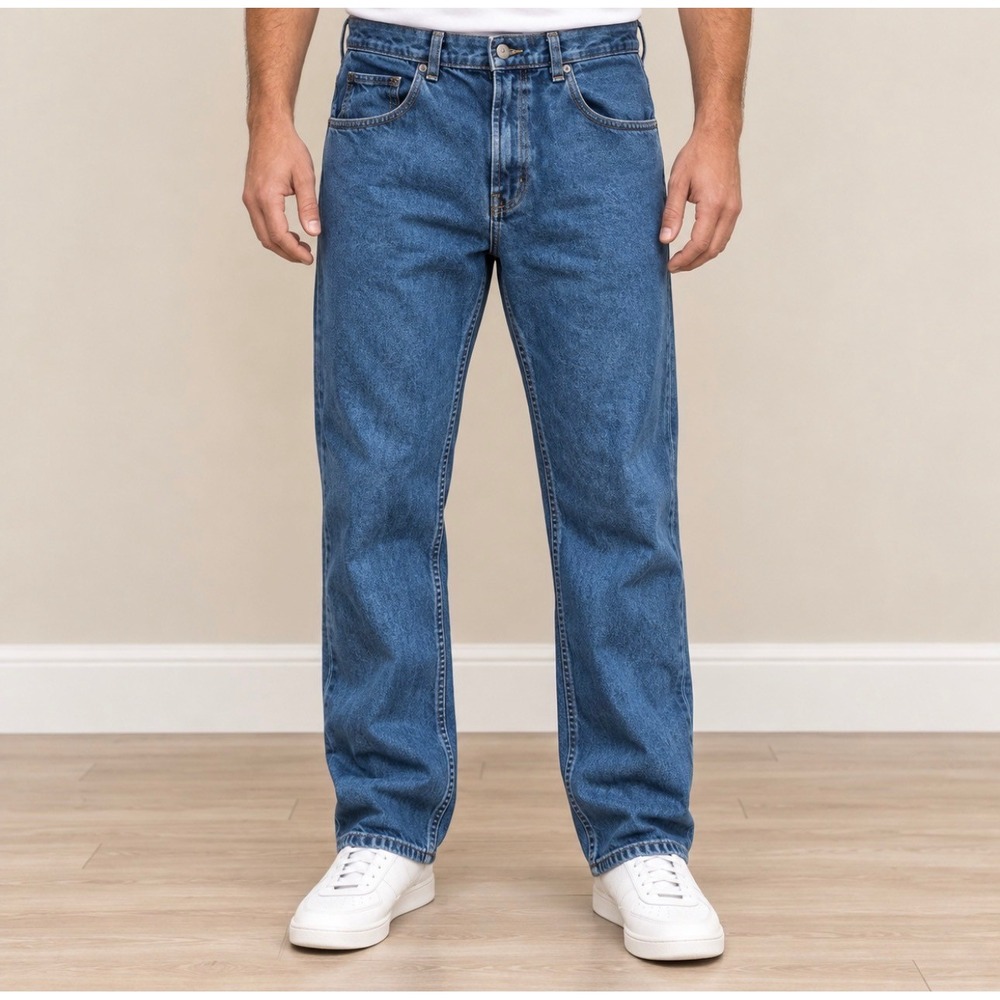 Dickies Straight Leg Denim Jeans 32x32 Blue Good Workwear Classic Fit